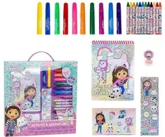 CERDÁ Gabbys Dollhouse colouring stationery set