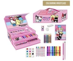 CERDÁ Hello Kitty spalvinimo blankų dėžutė