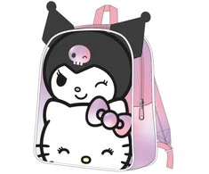 Hello Kitty Kuromi holografinė kuprinė, 32 cm