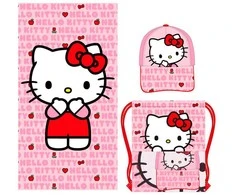 Rankšluostis CERDÁ Hello Kitty set towel + bag + cap