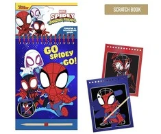 CERDÁ Marvel Spidey Amazing Friends scratch stationery set