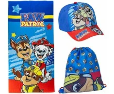 Spin Master CERDÁ Paw Patrol set towel + bag + cap