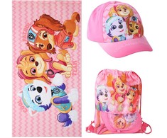 CERDÁ Paw Patrol towel + bag + cap set