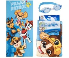 CERDÁ Paw Patrol towel + swimming goggles set