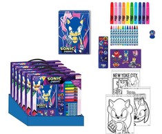 CERDÁ Sonic Prime colouring stationery set