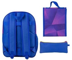 CERDÁ Sonic Prime pencil case + lunch box + backpack 42cm