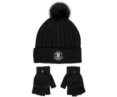 Kepurė CERDÁ Wednesday hat and gloves set