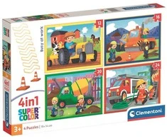Clementoni Dėlionė 72 vnt. - Darbininkai