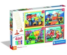 Clementoni Dėlionė 72 vnt. - Darbininkai