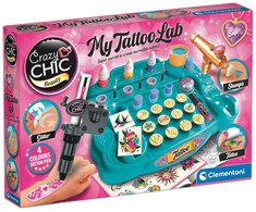 Crazy_Chic Rinkinys tatuiruotėms Clementoni Crazy Chic 18260, vaikams