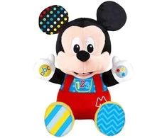 Clementoni Spanish Disney Baby Mickey plush toy