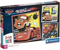 Clementoni Dėlionė 3x48 vnt. - Ratai