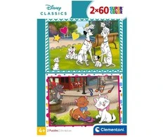 Clementoni Dėlionė 2x60 vnt. - Disney