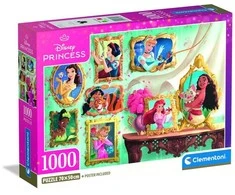 Clementoni Dėlionė 1000 vnt. - Disney princesės