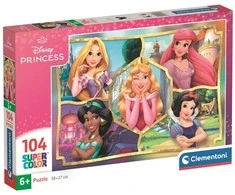Clementoni Dėlionė 104 vnt. - Princesės