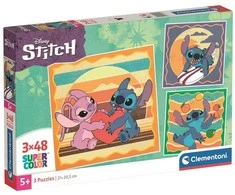 Clementoni Dėlionė 3x48 vnt. - Stičas