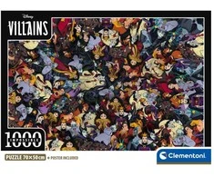 Clementoni Disney Villans impossible puzzle 1000pcs