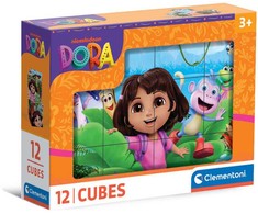 Clementoni CLE Cubi klocki 12 Dora 41510