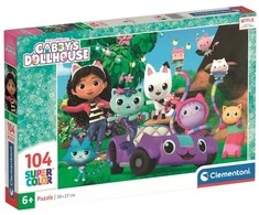 Clementoni Dėlionė 104 vnt. - Gabbys Dollhouse