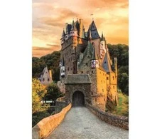 Dėlionė Clementoni CLE puzzle 1000 Compact GoldenHourAttzCastle 37109