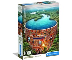 Clementoni Dėlionė 1000 vnt. - Biblioteka