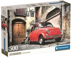 Clementoni Dėlionė 500 vnt. - Raudonas automobilis