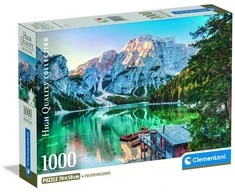 Clementoni Dėlionė 1000 vnt. - Smaragdinis Braies ežeras