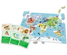 Clementoni Lets discover the world puzzle 124pcs