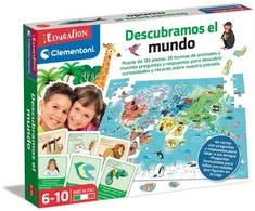 Clementoni Lets discover the world puzzle 124pcs