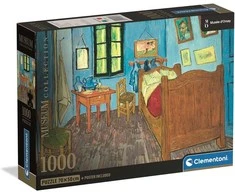 Clementoni Dėlionė 1000 vnt. - Vincentas van Gogas: Miegamasis Arlyje