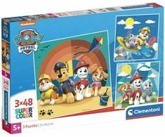 Clementoni Dėlionė 3x48 vnt. - Šunyčiai patruliai (PAW Patrol)