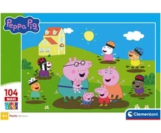Dėlionė Clementoni CLE puzzle 104 maxi SuperKolor Peppa Pig 25017
