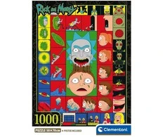 Clementoni Dėlionė 1000 vnt. - Rikas ir Mortis