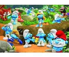 Dėlionė Clementoni The Smurfs puzzle 104pcs