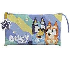 Cyp Brands Bluey Light Waves triple pencil case