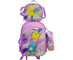 Cyp Brands Care Bears Trolley set + pencil case + lunch bag