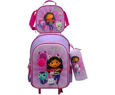 Cyp Brands Gabbys Dollhouse Trolley set + pencil case + lunch bag