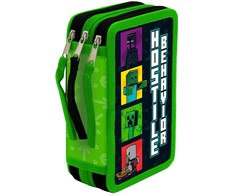 Cyp Brands Minecraf triple pencil case 39pcs