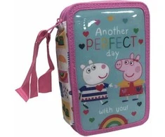 Cyp Brands Pepa Pig triple filled pencil case