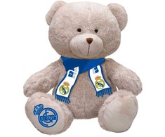 Cyp Brands „Real Madrid“ talismanas meškiukas, klubo pliušinis žaislas, 35 cm, M-31-RM