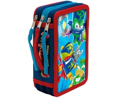 Cyp Brands Superthings triple pencil case 39pcs