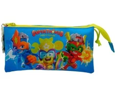 Cyp Brands Superthings triple pencil case
