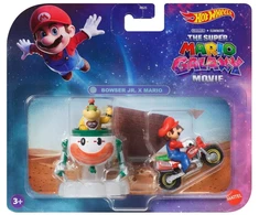Dėlionė Mattel Hot Wheels Super Mario Galaxy Bowser Jr. &amp; Mario figure pack