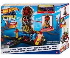 Mattel Hot Wheels rinkinys „Besisukanti padangų gamykla“