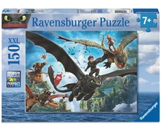 Ravensburger Dėlionė 150 vnt. - Kaip prisijaukinti slibiną