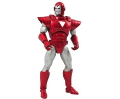 Diamond Select Marvel Iron Man Sidabrinis Centurion Action figure 18cm