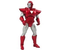 Diamond Select Marvel Iron Man Sidabrinis Centurion Action figure 18cm