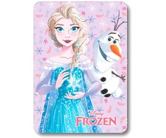 Throw blanket Disney Frozen. pink col.. 100 cm x 140 cm
