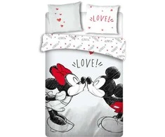 Disney Mickey and Minnie Love duvet cover bed 135cm