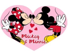 Disney Mickey &amp; Minnie 3D cushion